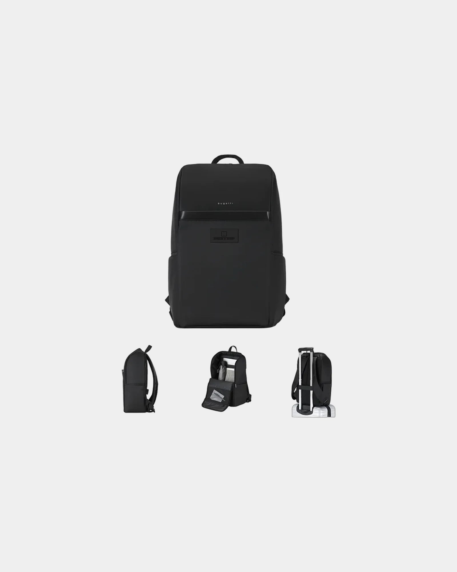 Custom water-resistant laptop backpack with RFID pocket - 1